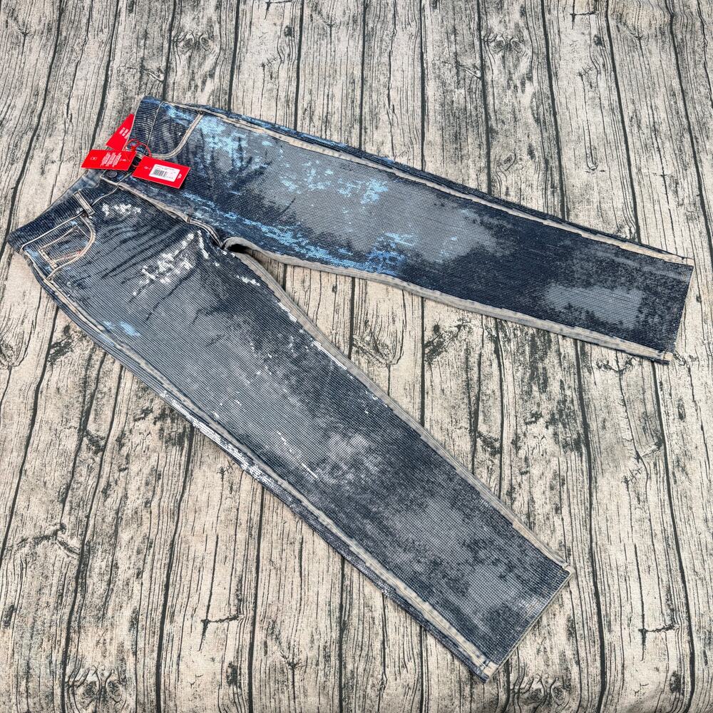 Diesel D-Ark-S5 Women’s Jeans Size 27 – Premium Straight-Leg Denim – NWT $1195 - Picture 3 of 15